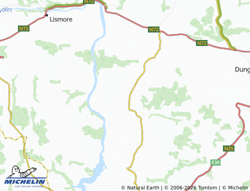Mappa MICHELIN Aglish - ViaMichelin