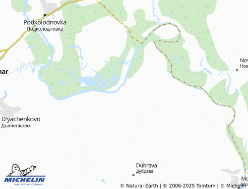 MICHELIN Krasnogorovka map - ViaMichelin