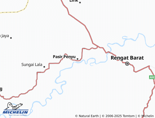 MICHELIN Pasir Penyu map - ViaMichelin
