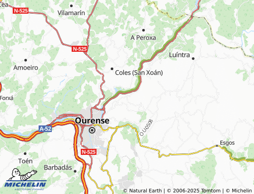 MICHELIN Vilariño (Santa Cristina) map - ViaMichelin