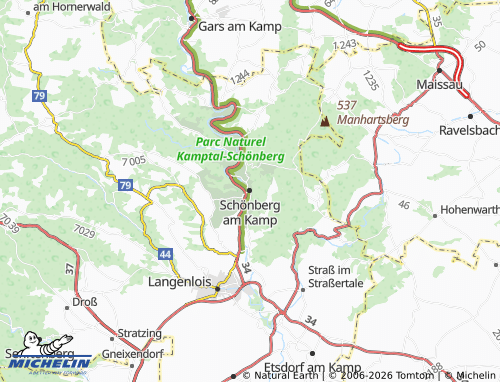 Mapa MICHELIN Schönberg am Kamp - ViaMichelin
