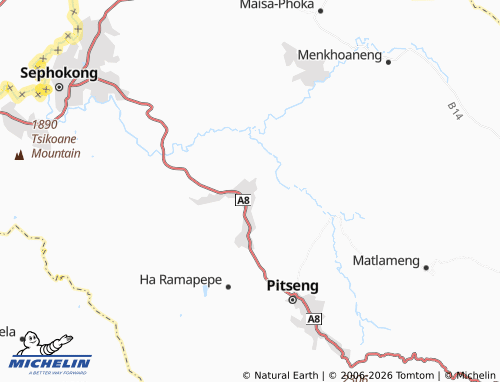 MICHELIN Mahobong map - ViaMichelin