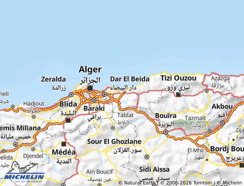 Mapa MICHELIN Boudawwaw - ViaMichelin
