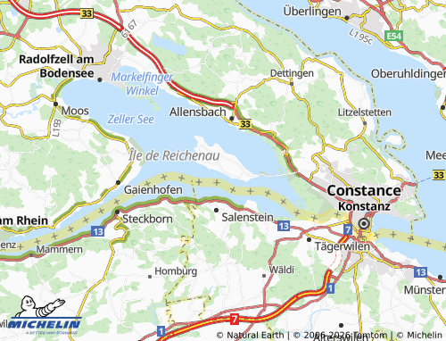 MICHELIN Reichenau map - ViaMichelin