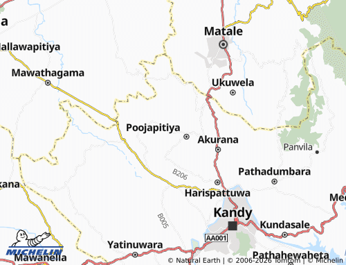 Mappa MICHELIN Uggahakumbura - ViaMichelin
