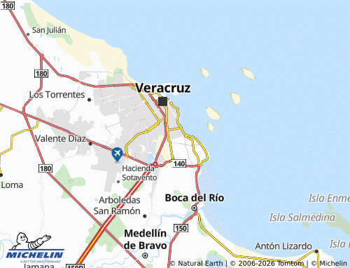 Mapa MICHELIN Reforma, Ignacio Zaragoza - ViaMichelin