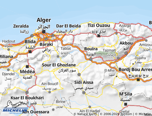Carte MICHELIN Souk El Khemis - ViaMichelin