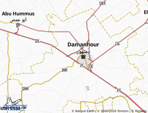 Mapa MICHELIN Azab Shubra Damanhour - ViaMichelin