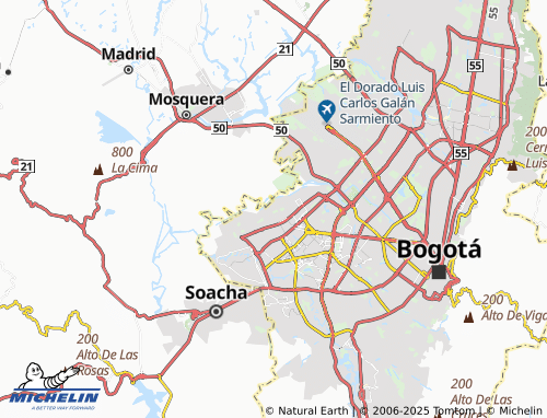 MICHELIN Los Almendros map - ViaMichelin