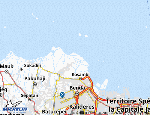 Kaart MICHELIN Muara - ViaMichelin