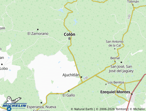 MICHELIN El Lindero map - ViaMichelin