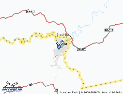 Mapa MICHELIN Cobija - ViaMichelin