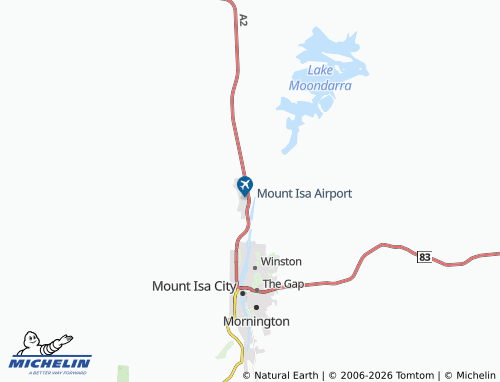 Mappa MICHELIN Kalkadoon - ViaMichelin