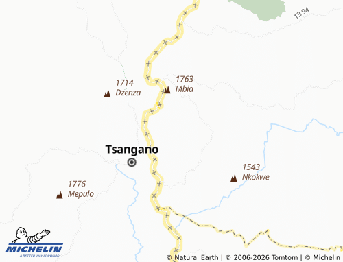 MICHELIN Kankhuni map - ViaMichelin