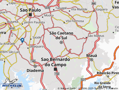 MICHELIN Santa Maria map - ViaMichelin