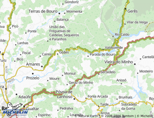 Mapa MICHELIN Souto de Friande - ViaMichelin