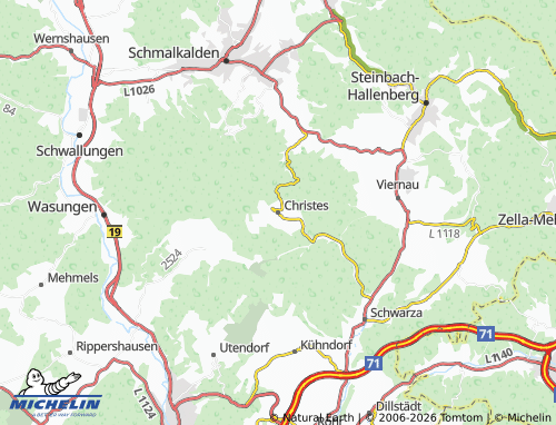 Mappa MICHELIN Christes - ViaMichelin