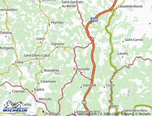 MICHELIN Engrange map - ViaMichelin