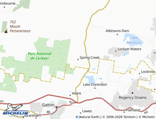 Mappa MICHELIN Spring Creek - ViaMichelin