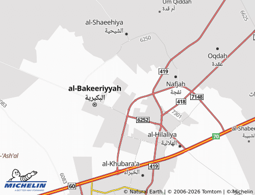 MICHELIN-Landkarte al-'Iskan - ViaMichelin