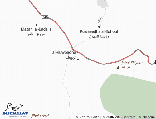 Carte MICHELIN al-Ruwbadha - ViaMichelin