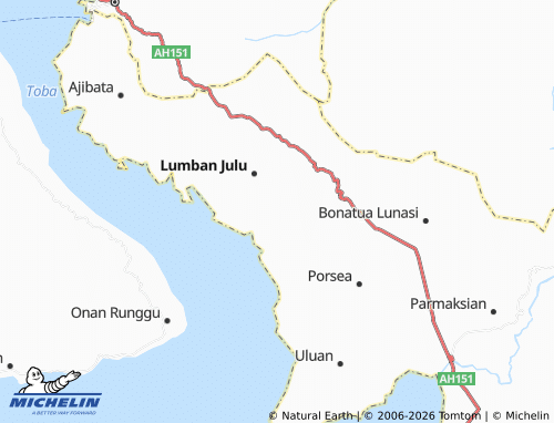 MICHELIN Hatinggian map - ViaMichelin