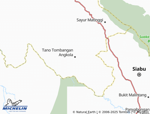 Mapa MICHELIN Tano Tombangan Angkola - ViaMichelin