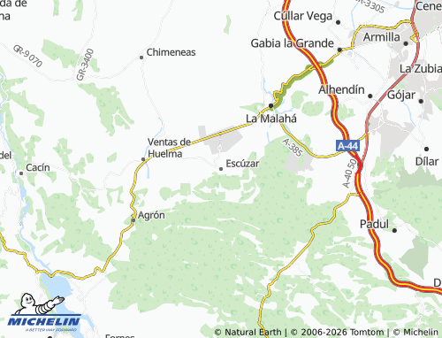 Mappa MICHELIN Escúzar - ViaMichelin