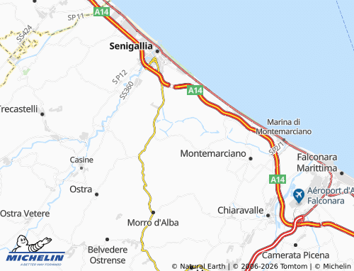 Mappa MICHELIN Vasari - ViaMichelin