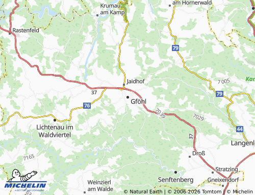 Carte MICHELIN Gföhl - ViaMichelin