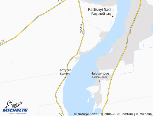 MICHELIN Stara Bohdanivka map - ViaMichelin
