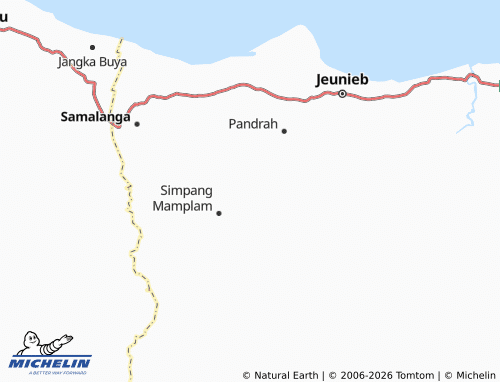 Mappa MICHELIN Krueng Meuseugob - ViaMichelin