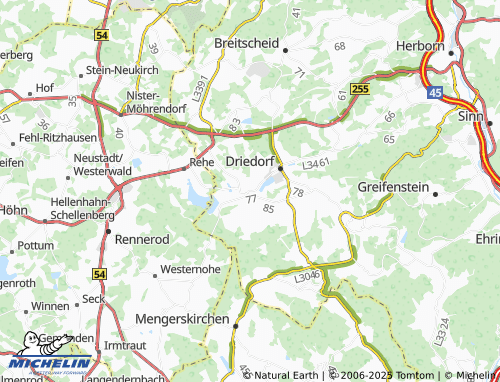 MICHELIN Mademühlen map - ViaMichelin