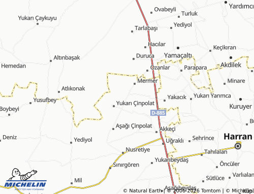 MICHELIN Dibek map - ViaMichelin