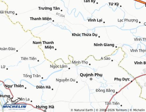Mapa MICHELIN Hưng Long - ViaMichelin