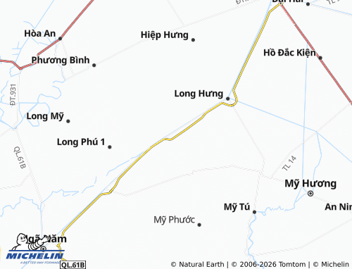Mappa MICHELIN Hưng Phú - ViaMichelin