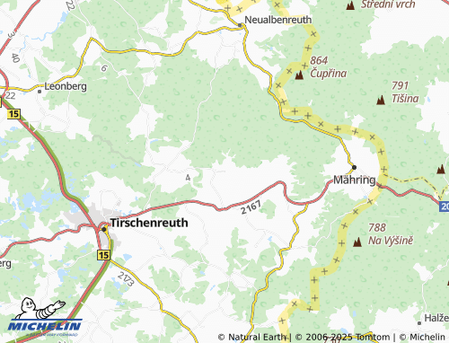 MICHELIN Pilmersreuth am Wald map - ViaMichelin