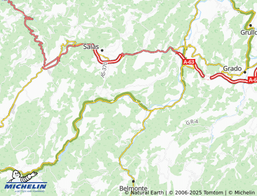 MICHELIN Castañedo map - ViaMichelin