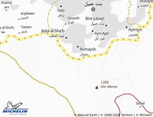 MICHELIN-Landkarte Qatmoun - ViaMichelin