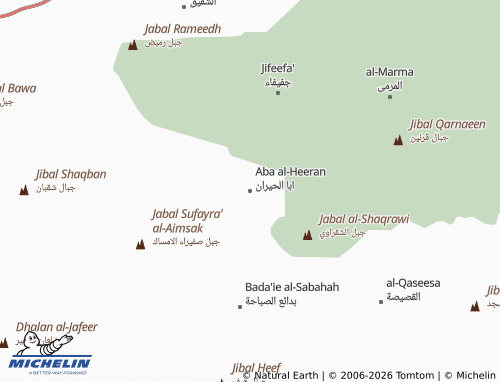 MICHELIN-Landkarte Aba al-Heeran - ViaMichelin