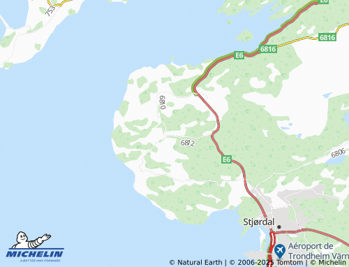 MICHELIN Skatval map - ViaMichelin