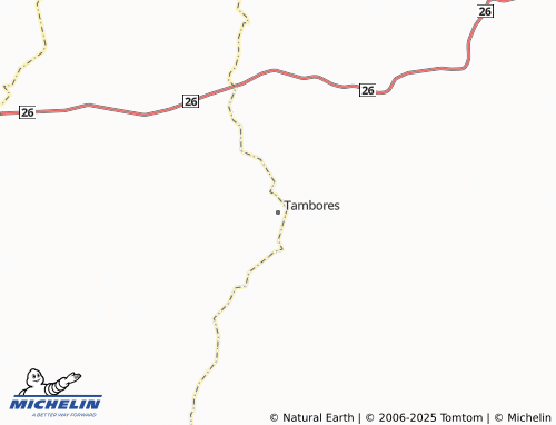 MICHELIN Tambores map - ViaMichelin