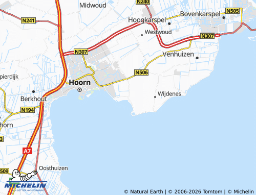 MICHELIN Schellinkhout map - ViaMichelin