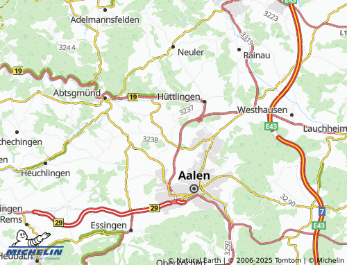 Mapa MICHELIN Onatsfeld - ViaMichelin