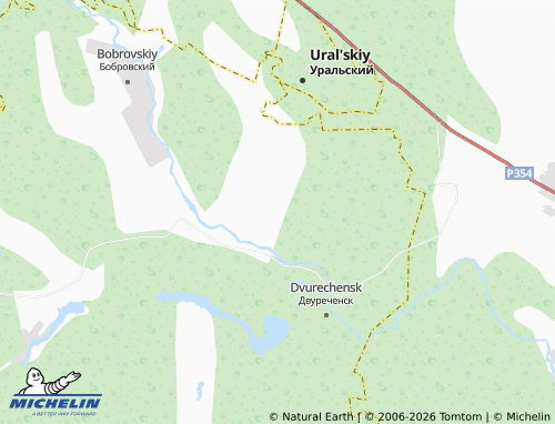 MICHELIN-Landkarte Klyuchi - ViaMichelin