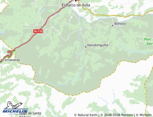MICHELIN Navalguijo map - ViaMichelin