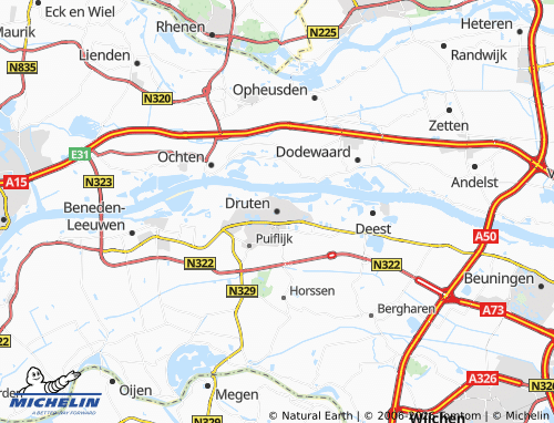 Mapa MICHELIN Druten - ViaMichelin