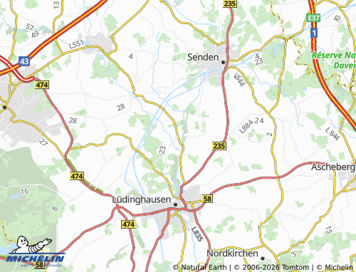 MICHELIN Elvert map - ViaMichelin