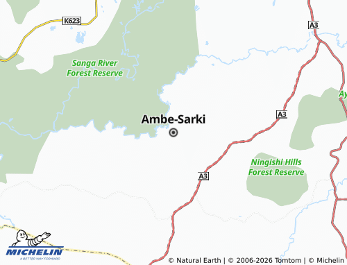 Kaart MICHELIN Ambe-Sarki - ViaMichelin