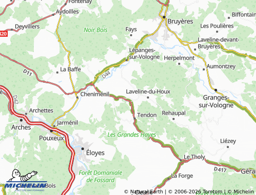 Mappa MICHELIN Faucompierre - ViaMichelin